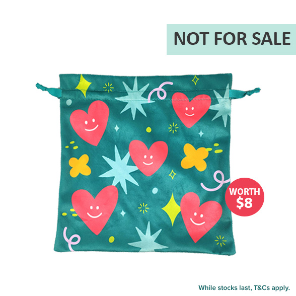 (J&amp;J GWP) Johnson &amp; Johnson Drawstring Pouch (worth SGD8.00)